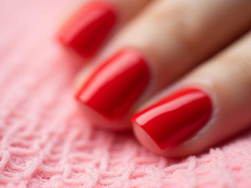 Close-up of perfectly manicured nails after Silk Veil treatment